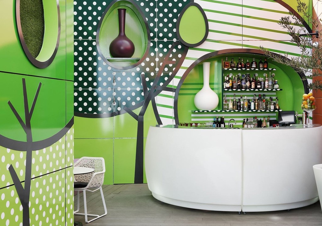 Green interior design inspiration horse riding Hurghada